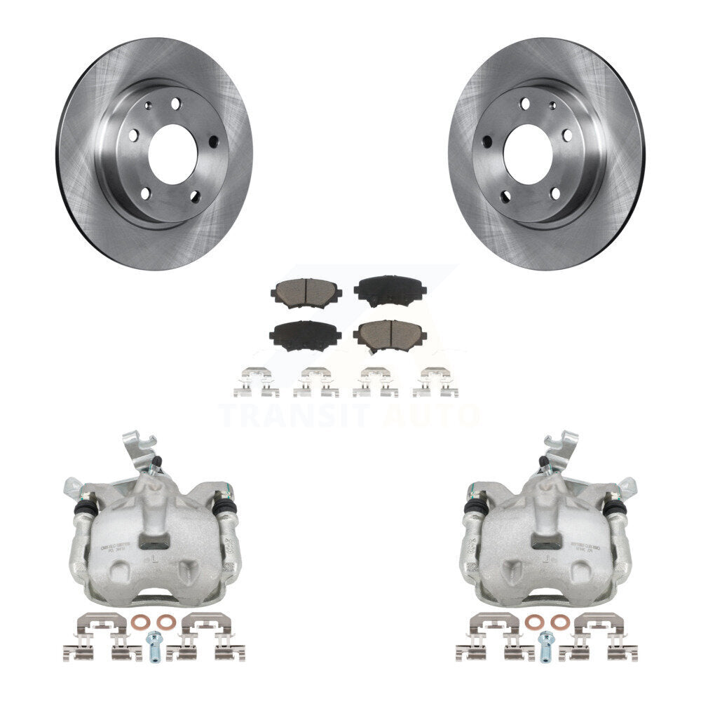 [Arrière] Disque et plaquette de frein pour 2014-2016 Mazda 3 Sport 2.5L/2.0L KC8-100566C