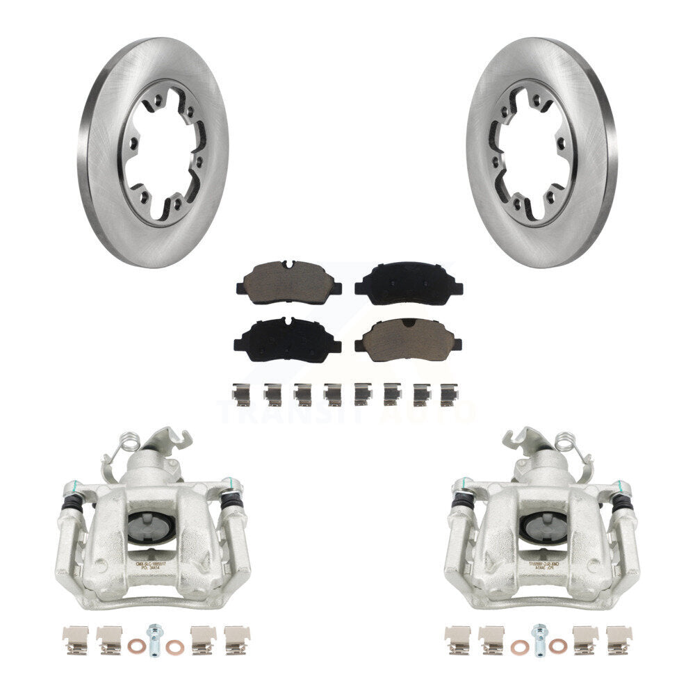 [Arrière] Disque et plaquette de frein pour 15-19 Ford Transit-350 HD With 6 Lug Wheels KC8-100569C