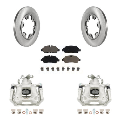 [Arrière] Disque et plaquette de frein pour 15-19 Ford Transit-350 HD With 6 Lug Wheels KC8-100569C