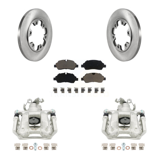 [Arrière] Disque et plaquette de frein pour 15-19 Ford Transit-350 HD With 6 Lug Wheels KC8-100569C