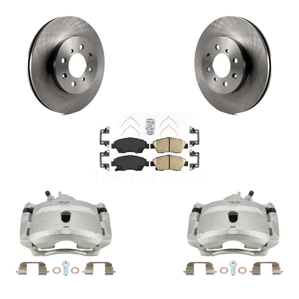 [Avant] Disque et plaquette de frein pour Honda Civic Si with 1.7L With 4 Lug Wheels KC8-100575N