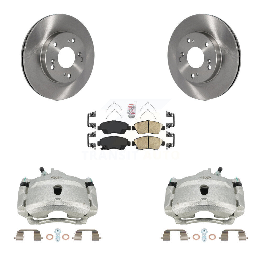 [Avant] Disque et plaquette de frein pour Honda Civic Si with 1.7L With 5 Lug Wheels KC8-100576N