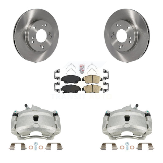 [Avant] Disque et plaquette de frein pour Honda Civic Si with 1.7L With 5 Lug Wheels KC8-100576N