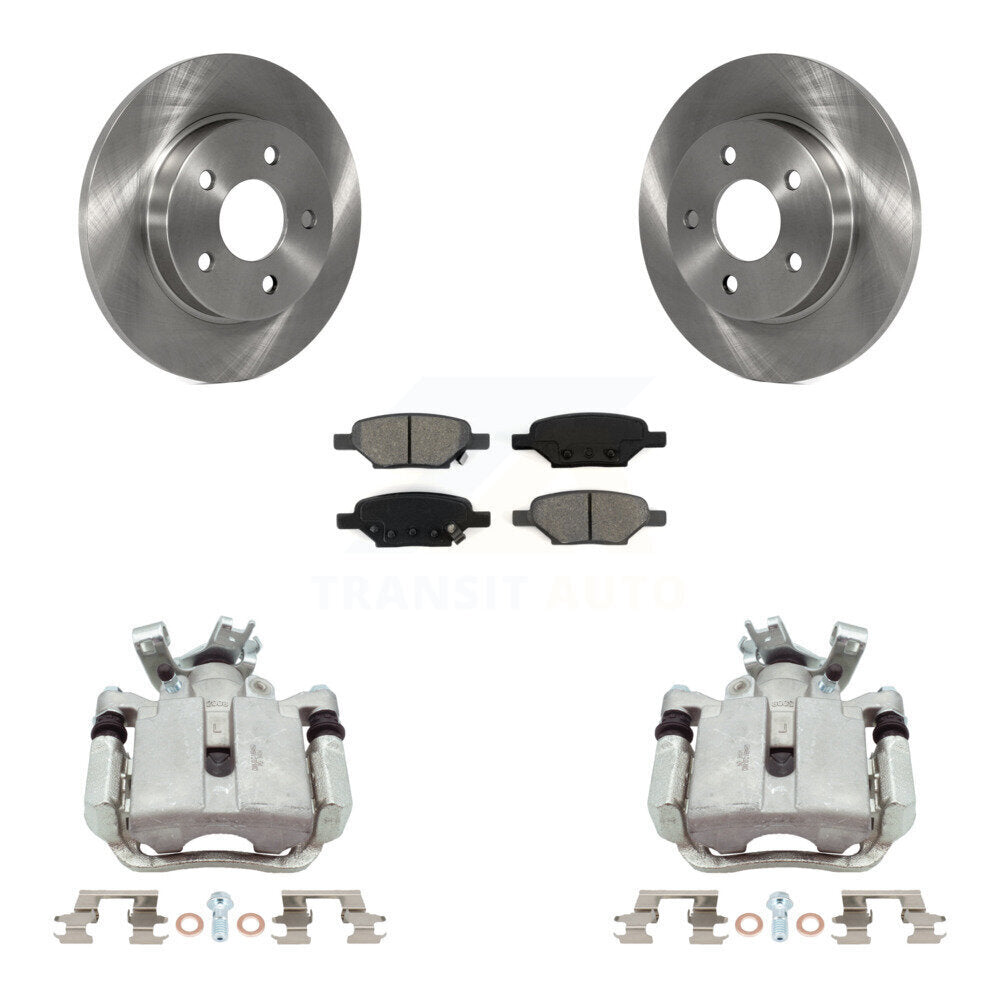 [Arrière] Disque et plaquette de frein pour Chevrolet Malibu Pontiac Cobalt G5 G6 KC8-100595S