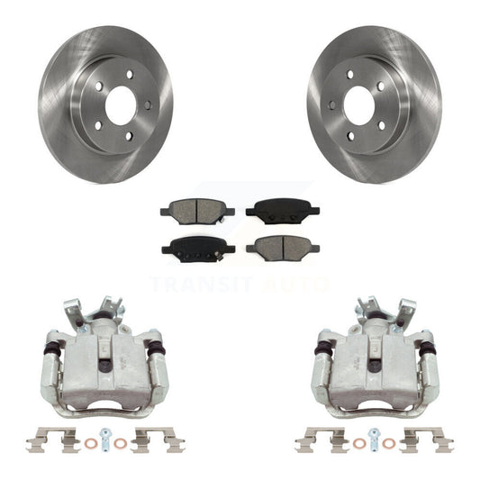 [Arrière] Disque et plaquette de frein pour Chevrolet Malibu Pontiac Cobalt G5 G6 KC8-100595S