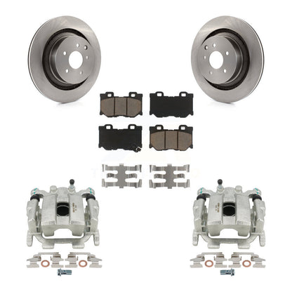 [Arrière] Disque et plaquette de frein pour 10-13 INFINITI G37 AWD With Brembo Brakes KC8-100604C