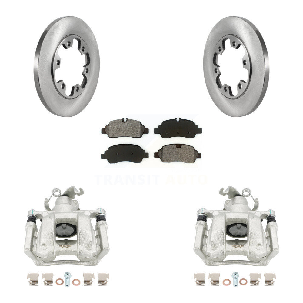 [Arrière] Disque et plaquette de frein pour Ford Transit-350 HD With 6 Lug Wheels KC8-100640S