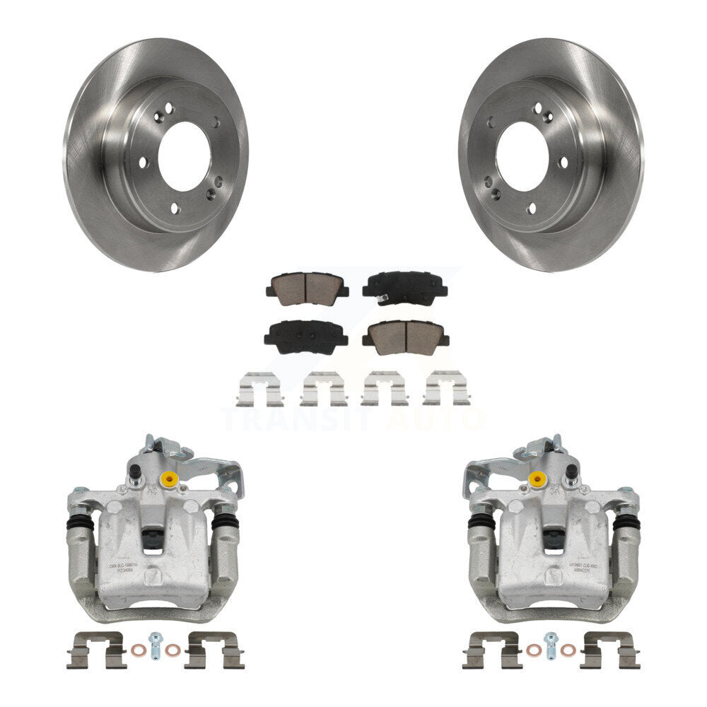 [Arrière] Disque et plaquette de frein pour Hyundai Elantra GT Kia Forte Veloster Koup KC8-100681C