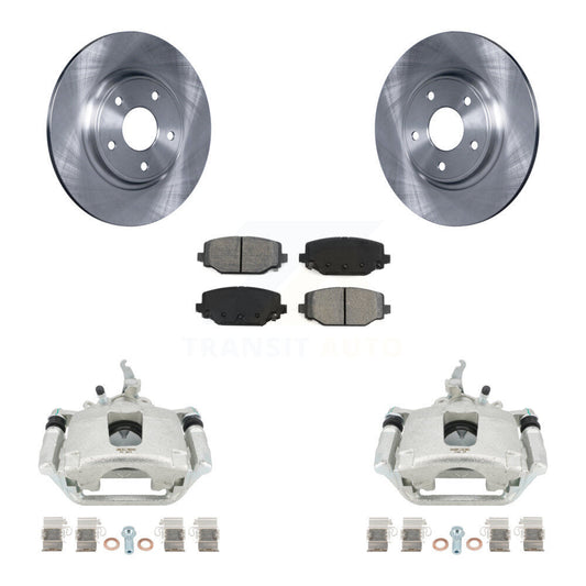 [Arrière] Disque et plaquette de frein pour 2014-2020 Dodge Journey KC8-100683S