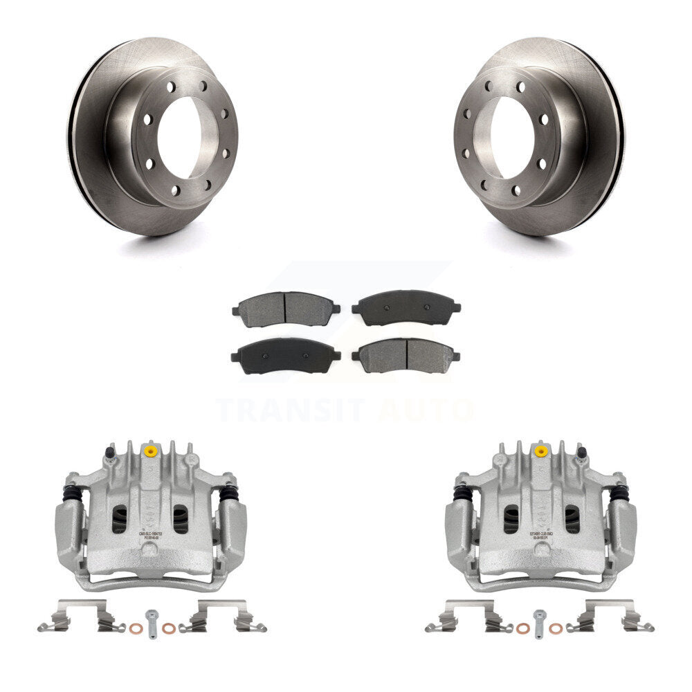 [Arrière] Disque et plaquette de frein pour Ford F-350 Super Duty F-250 Excursion KC8-100687S