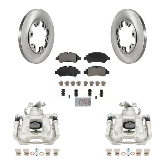[Arrière] Disque et plaquette de frein pour Ford Transit-350 HD With 6 Lug Wheels KC8-100697N