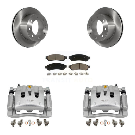 [Arrière] Disque et plaquette de frein pour Ford F-250 Super Duty F-350 KC8-100718C