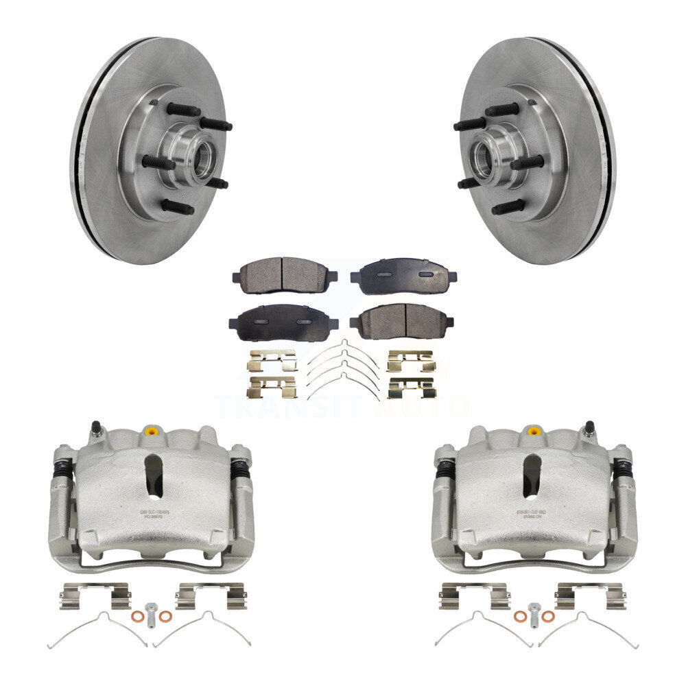 [Avant] Disque et plaquette de frein pour 2004 Ford F-150 RWD With 5 Lug Wheels KC8-100737T