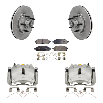 [Avant] Disque et plaquette de frein pour 2004 Ford F-150 RWD With 5 Lug Wheels KC8-100737T