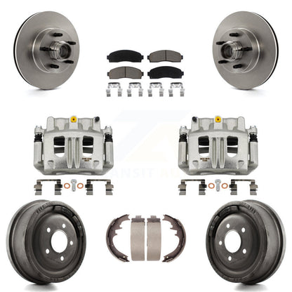 [Avant et Arrière] Disque et plaquette de frein pour 2006-2009 Ford Ranger RWD KC8-100748C