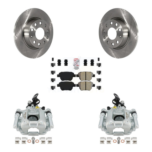 [Arrière] Disque et plaquette de frein pour Volkswagen Jetta Golf Passat Audi GTI KC8-100750N