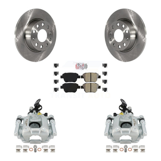 [Arrière] Disque et plaquette de frein pour Volkswagen Jetta Golf Passat Audi GTI KC8-100751N