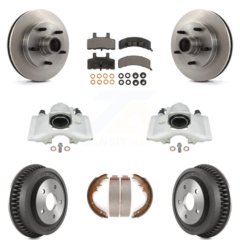 [Avant et Arrière] Disque et plaquette de frein pour Dodge Ram 1500 RWD KC8-100758P
