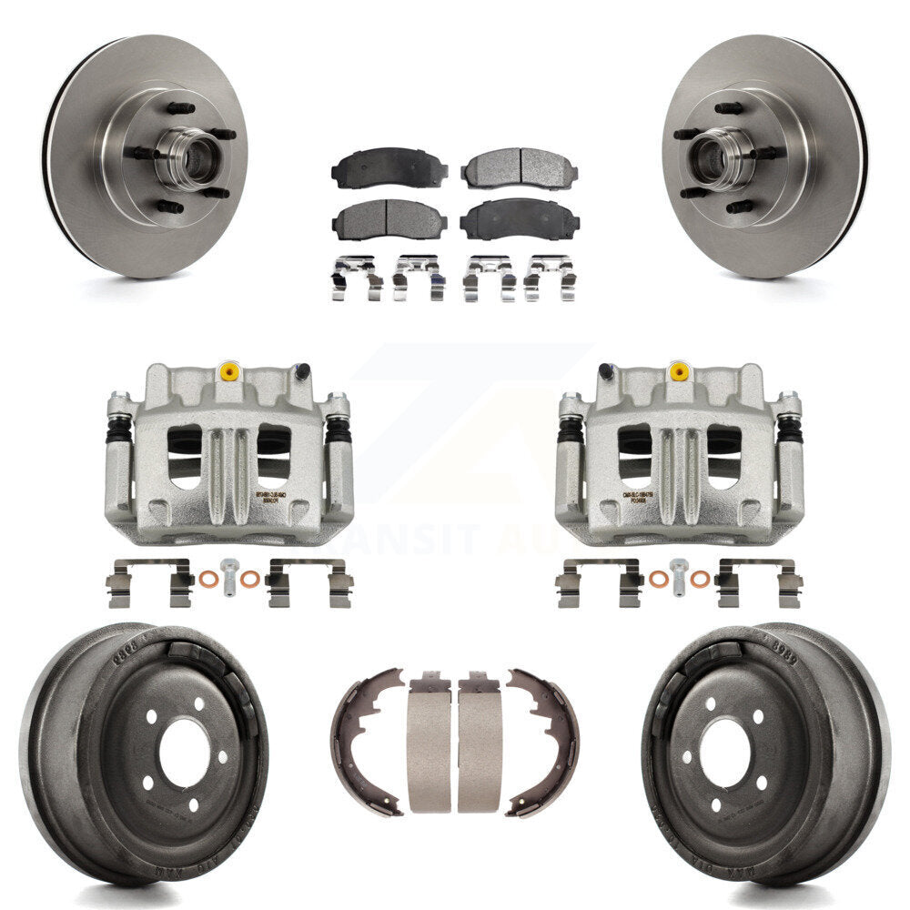 [Avant et Arrière] Disque et plaquette de frein pour 2006-2009 Ford Ranger RWD KC8-100759T