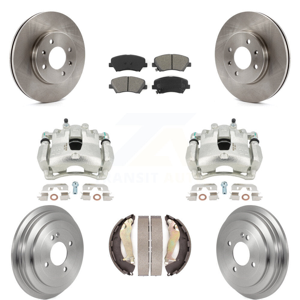 [Avant et Arrière] Disque et plaquette de frein pour 12-17 Hyundai Accent KC8-100765S
