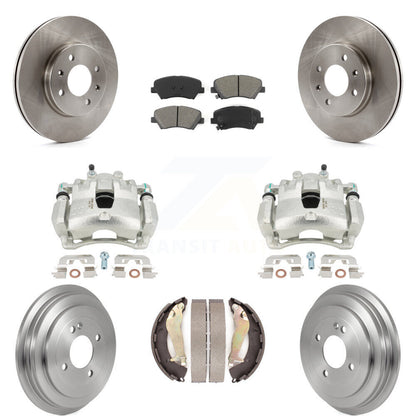 [Avant et Arrière] Disque et plaquette de frein pour 12-17 Hyundai Accent KC8-100765S
