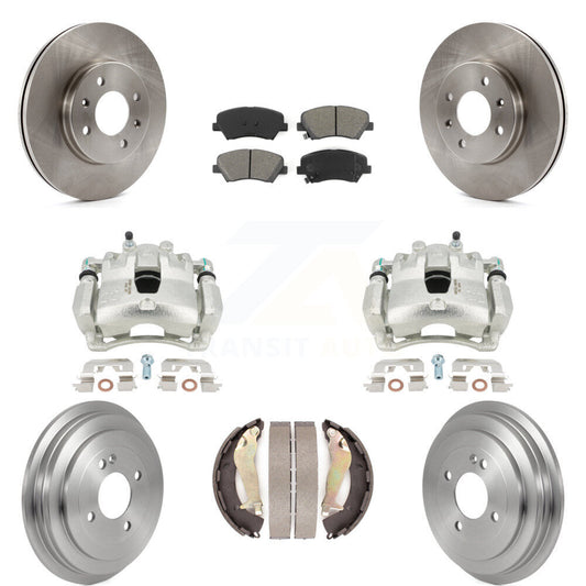 [Avant et Arrière] Disque et plaquette de frein pour 12-17 Hyundai Accent KC8-100765S