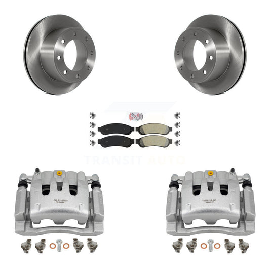 [Arrière] Disque et plaquette de frein pour Ford F-250 Super Duty F-350 KC8-100770N