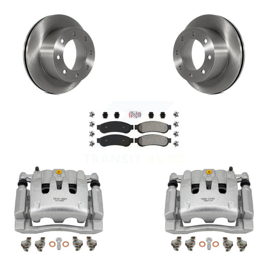 [Arrière] Disque et plaquette de frein pour Ford F-250 Super Duty F-350 KC8-100771N