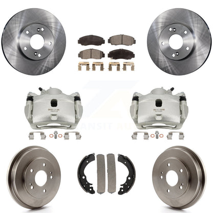 [Avant et Arrière] Disque et plaquette de frein pour 2007 Honda Accord 2.4L KC8-100799T
