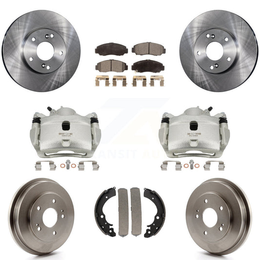 [Avant et Arrière] Disque et plaquette de frein pour 2007 Honda Accord 2.4L KC8-100799T