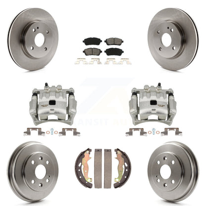 [Avant et Arrière] Disque et plaquette de frein pour 2011-2014 Mazda 2 KC8-100805S