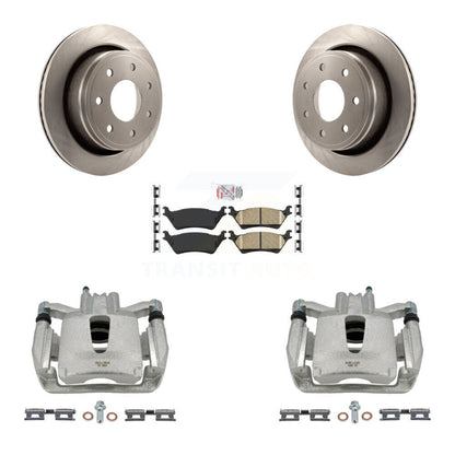 [Arrière] Disque et plaquette de frein pour 2012-2014 Ford F-150 With 7 Lug Wheels KC8-100806N