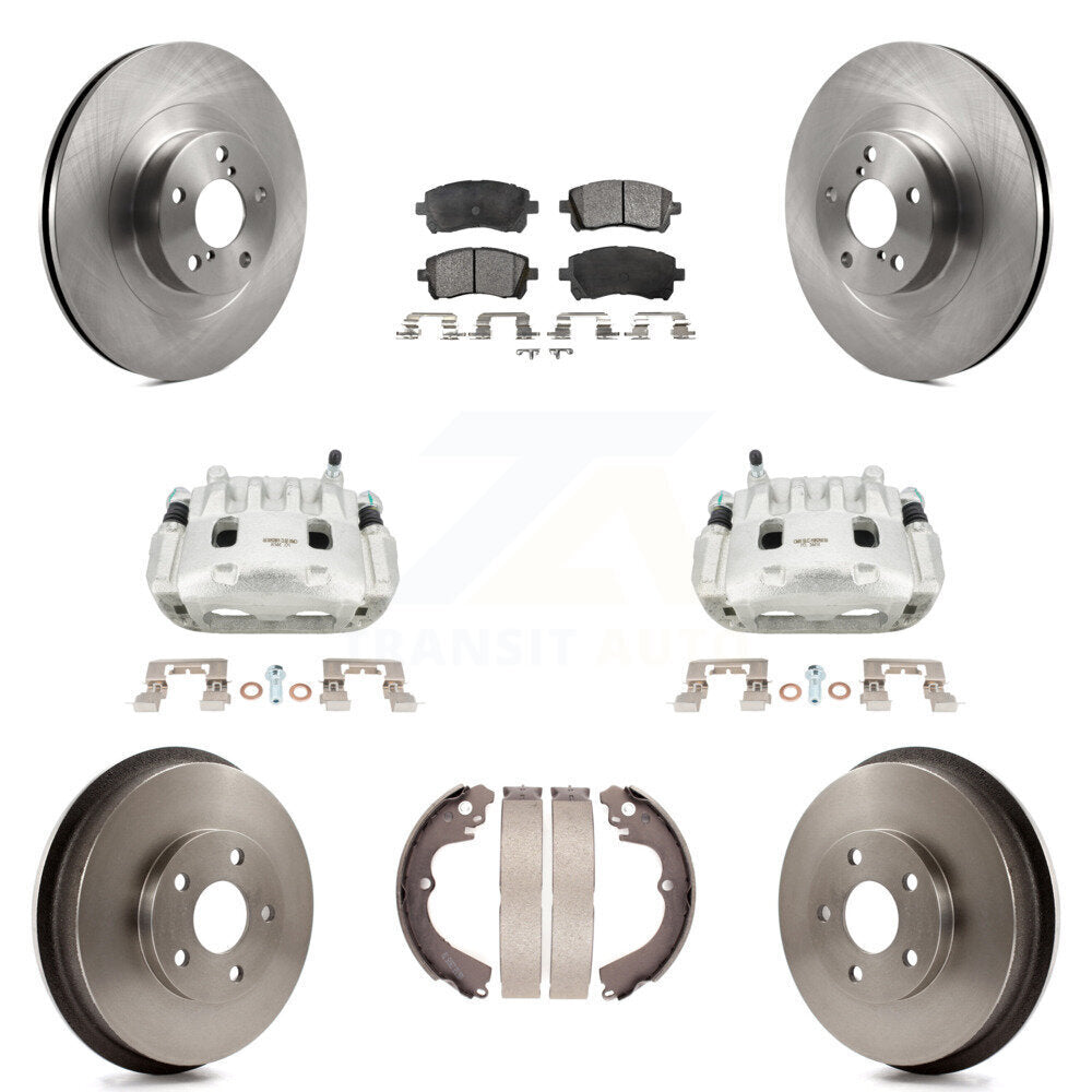[Avant et Arrière] Disque et plaquette de frein pour 03 Subaru Impreza To 06 02 KC8-100808T