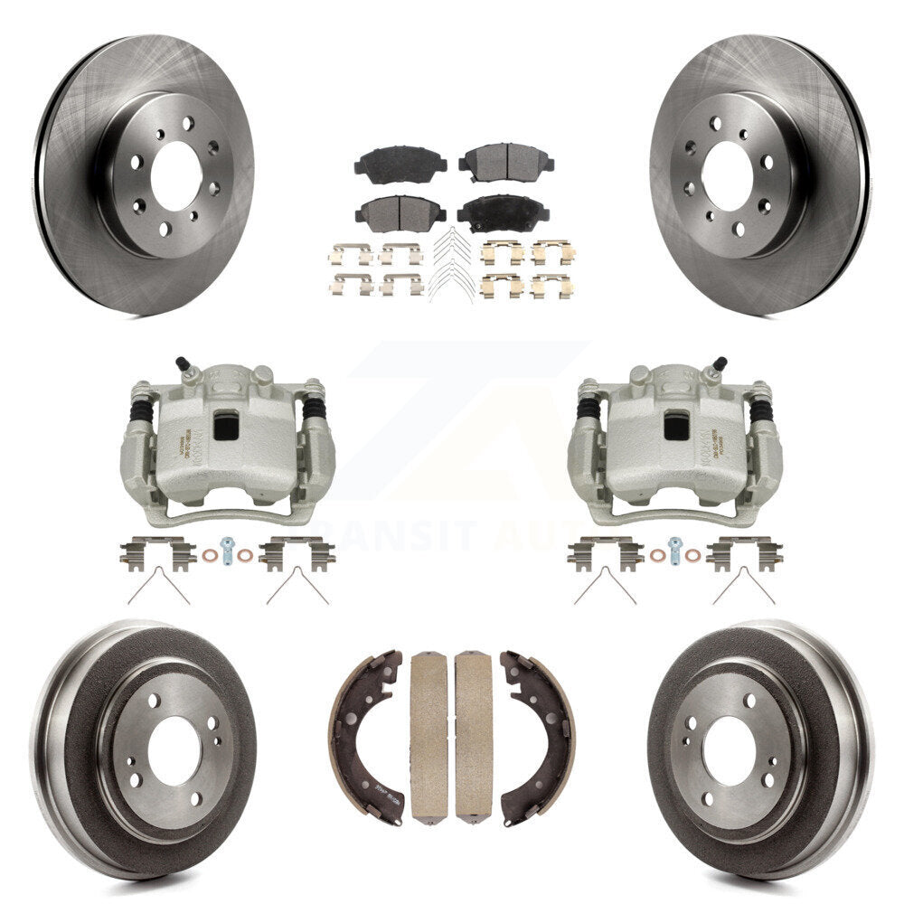[Avant et Arrière] Disque et plaquette de frein pour 2007-2008 Honda Fit KC8-100811P