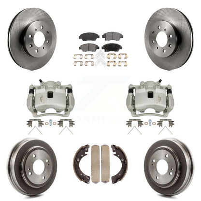 [Avant et Arrière] Disque et plaquette de frein pour 2007-2008 Honda Fit KC8-100811P
