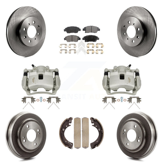 [Avant et Arrière] Disque et plaquette de frein pour 2007-2008 Honda Fit KC8-100811P