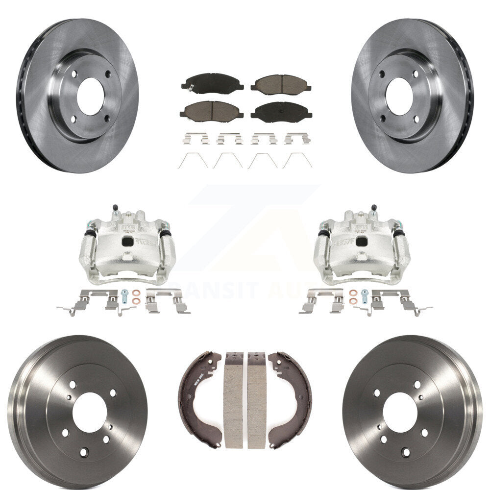 [Avant et Arrière] Disque et plaquette de frein pour Nissan Versa 4-Wheel ABS KC8-100814C