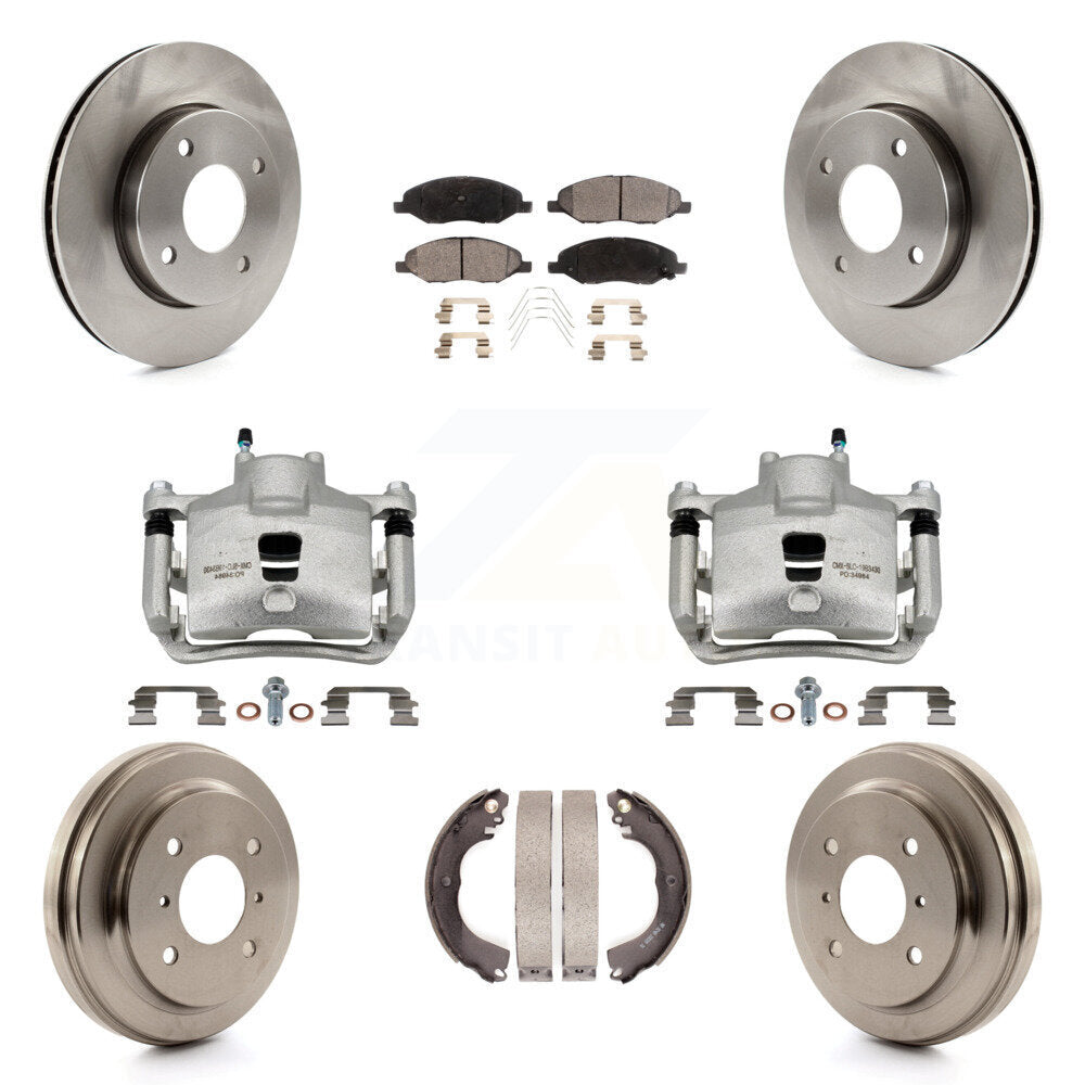 [Avant et Arrière] Disque et plaquette de frein pour 09-11 Nissan Versa 1.6L KC8-100814T