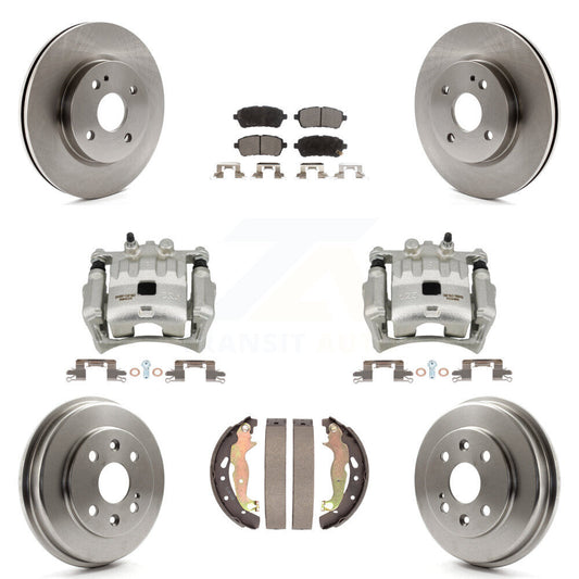 [Avant et Arrière] Disque et plaquette de frein pour 2011-2014 Mazda 2 KC8-100838T