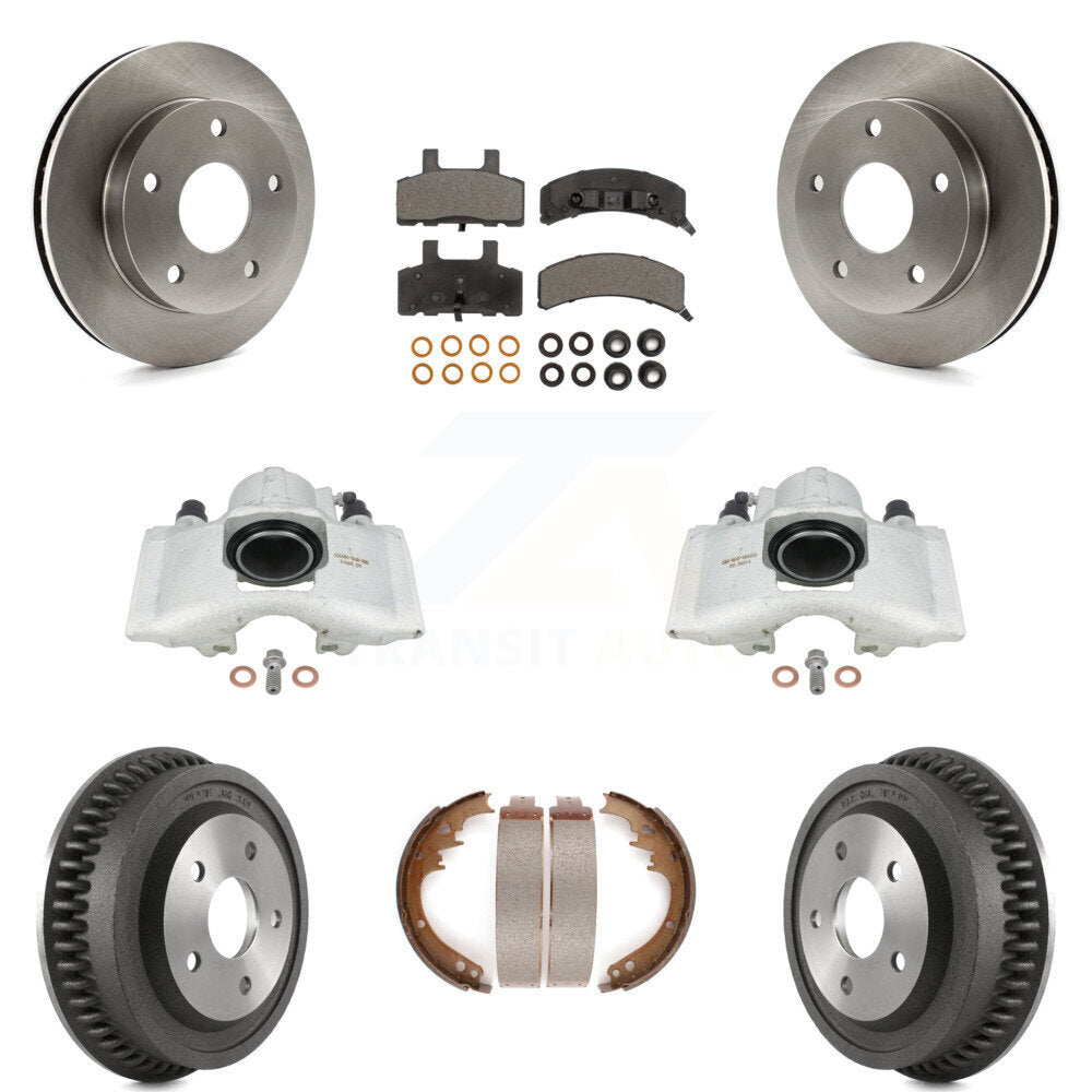 [Avant et Arrière] Disque et plaquette de frein pour 94-99 Dodge Ram 1500 4WD KC8-100852T