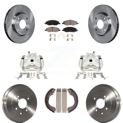 [Avant et Arrière] Disque et plaquette de frein pour Nissan Versa 4-Wheel ABS KC8-100860T