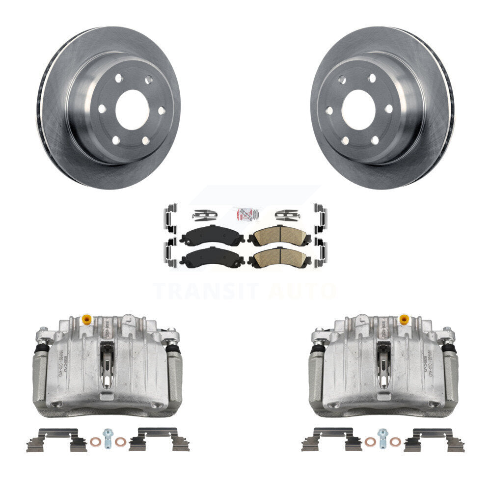[Arrière] Disque et plaquette de frein pour Chevrolet Silverado 1500 GMC Avalanche XL KC8-100866N