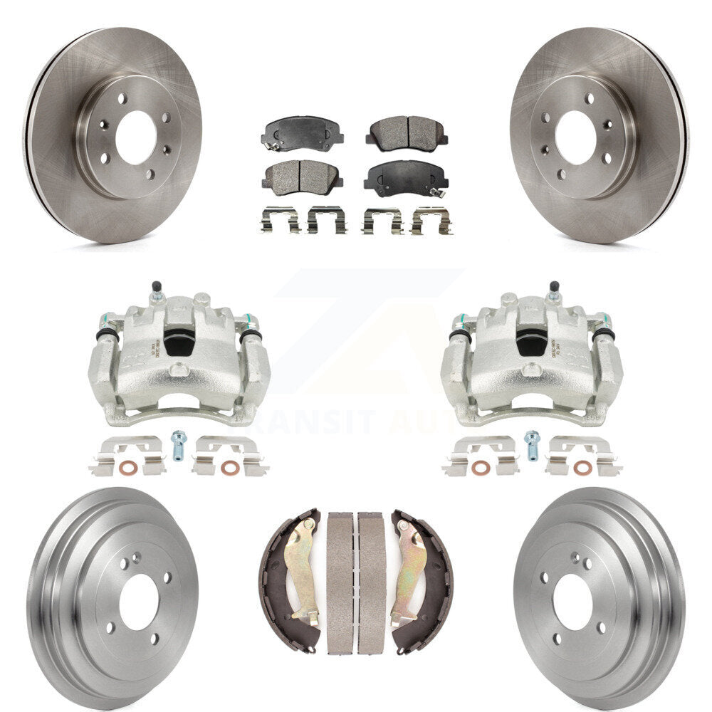 [Avant et Arrière] Disque et plaquette de frein pour 12-17 Hyundai Accent KC8-100868P