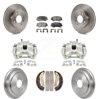 [Avant et Arrière] Disque et plaquette de frein pour 12-17 Hyundai Accent KC8-100868P