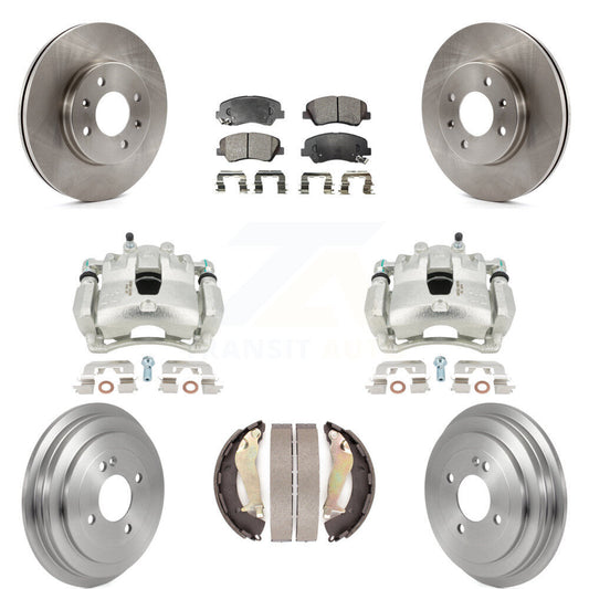 [Avant et Arrière] Disque et plaquette de frein pour 2012-2017 Hyundai Accent KC8-100868T