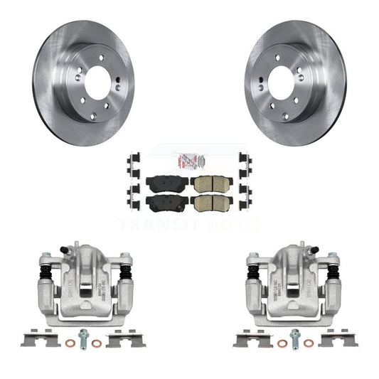 [Arrière] Disque et plaquette de frein pour 2006 Hyundai Sonata 3.3L To 03 06 KC8-100930N