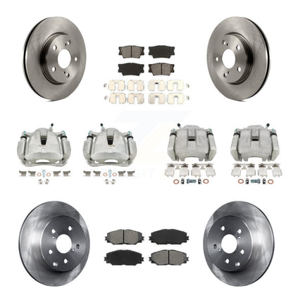 [Avant et Arrière] Disque et plaquette de frein pour 2014-2015 Toyota RAV4 LE KC8-100955S