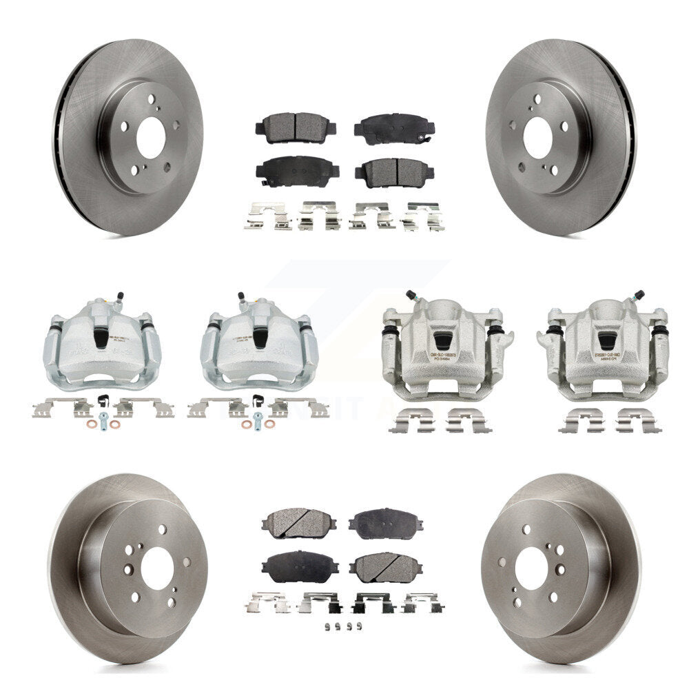 [Avant et Arrière] Disque et plaquette de frein pour 2004-2010 Toyota Sienna KC8-101026P