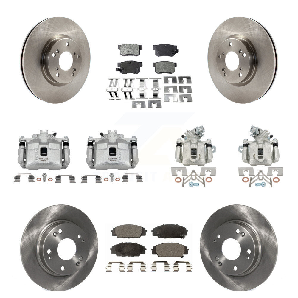 [Avant et Arrière] Disque et plaquette de frein pour 06-08 Honda Civic Si with 2.0L KC8-101051T