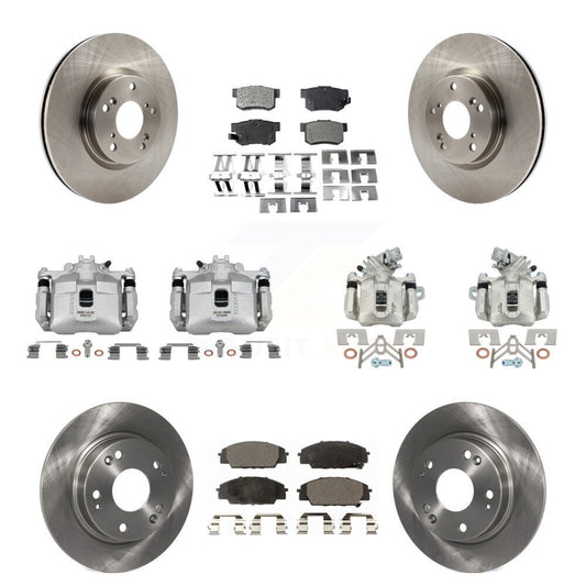 [Avant et Arrière] Disque et plaquette de frein pour 06-08 Honda Civic Si with 2.0L KC8-101051T